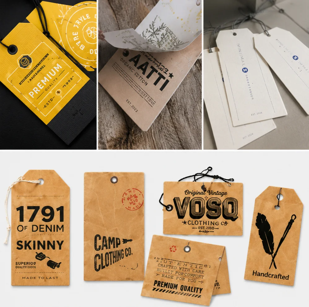 Custom hangtag samples